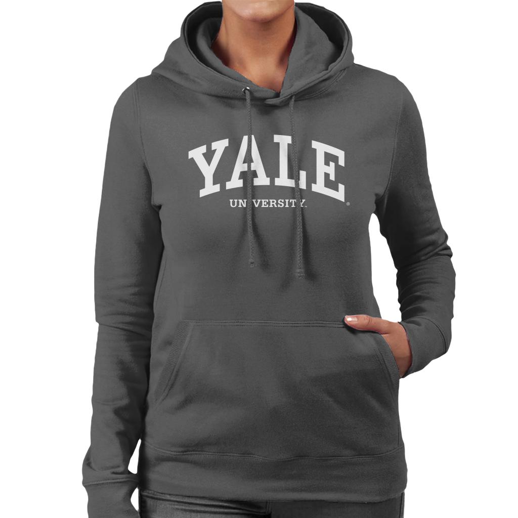 Yale University White Logo Women's Hooded Sweatshirt product image 1