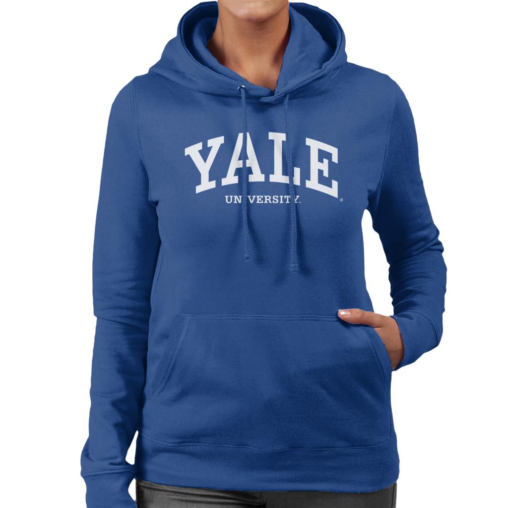 Yale University White Logo Women's Hooded Sweatshirt product image 6