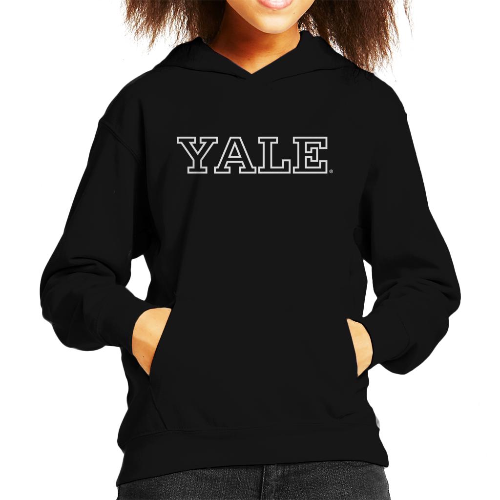 Yale University Block Logo Kid's Hooded Sweatshirt product image 1