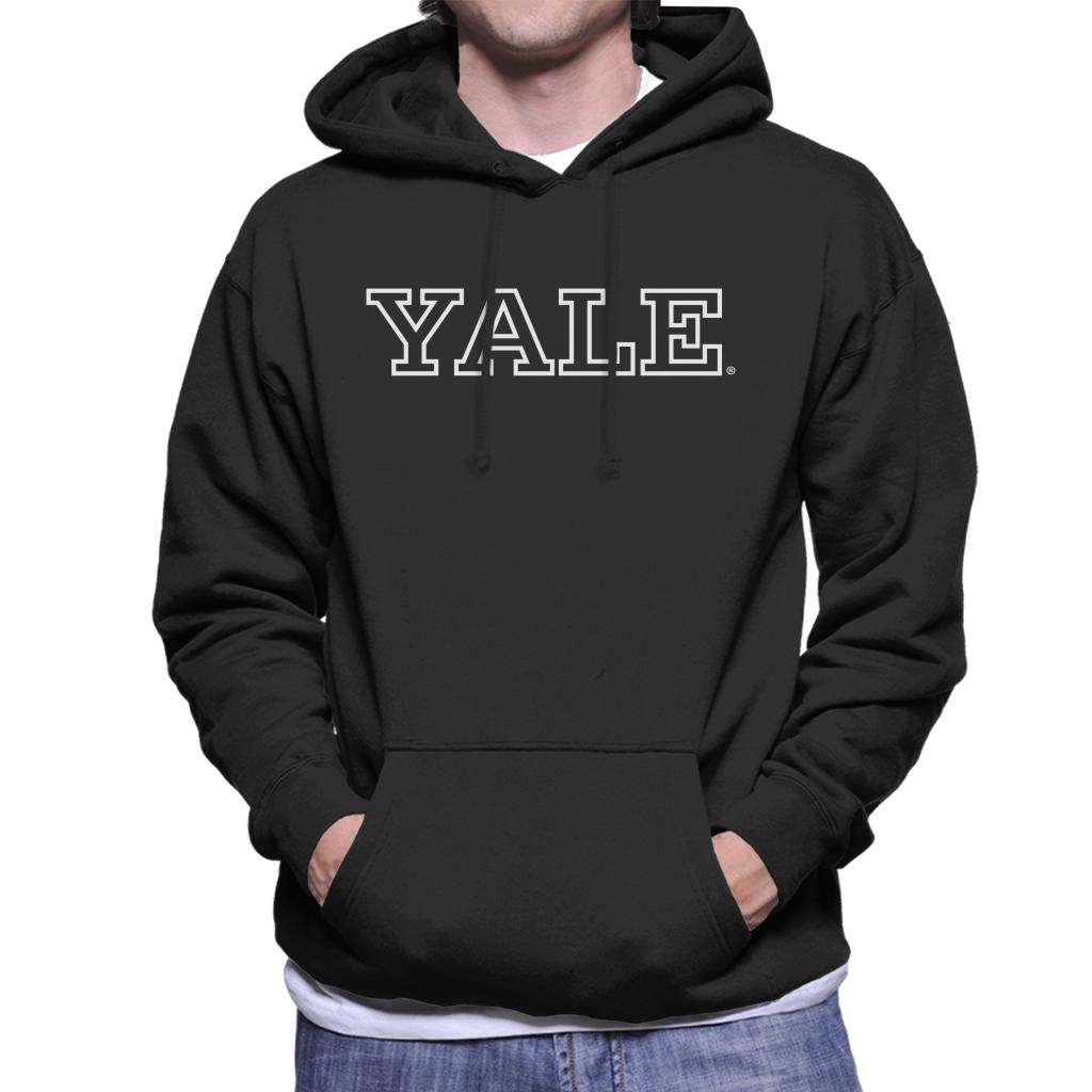 Yale University Block Logo Men's Hooded Sweatshirt product image 1
