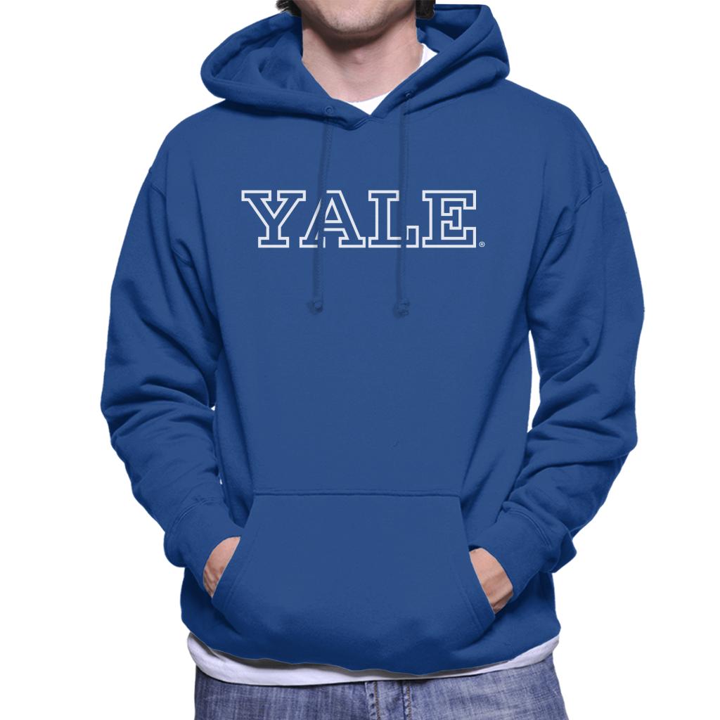 Yale University Block Logo Men's Hooded Sweatshirt product image 4