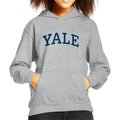 Yale University Blue Block Logo Kid's Hooded Sweatshirt product image 1