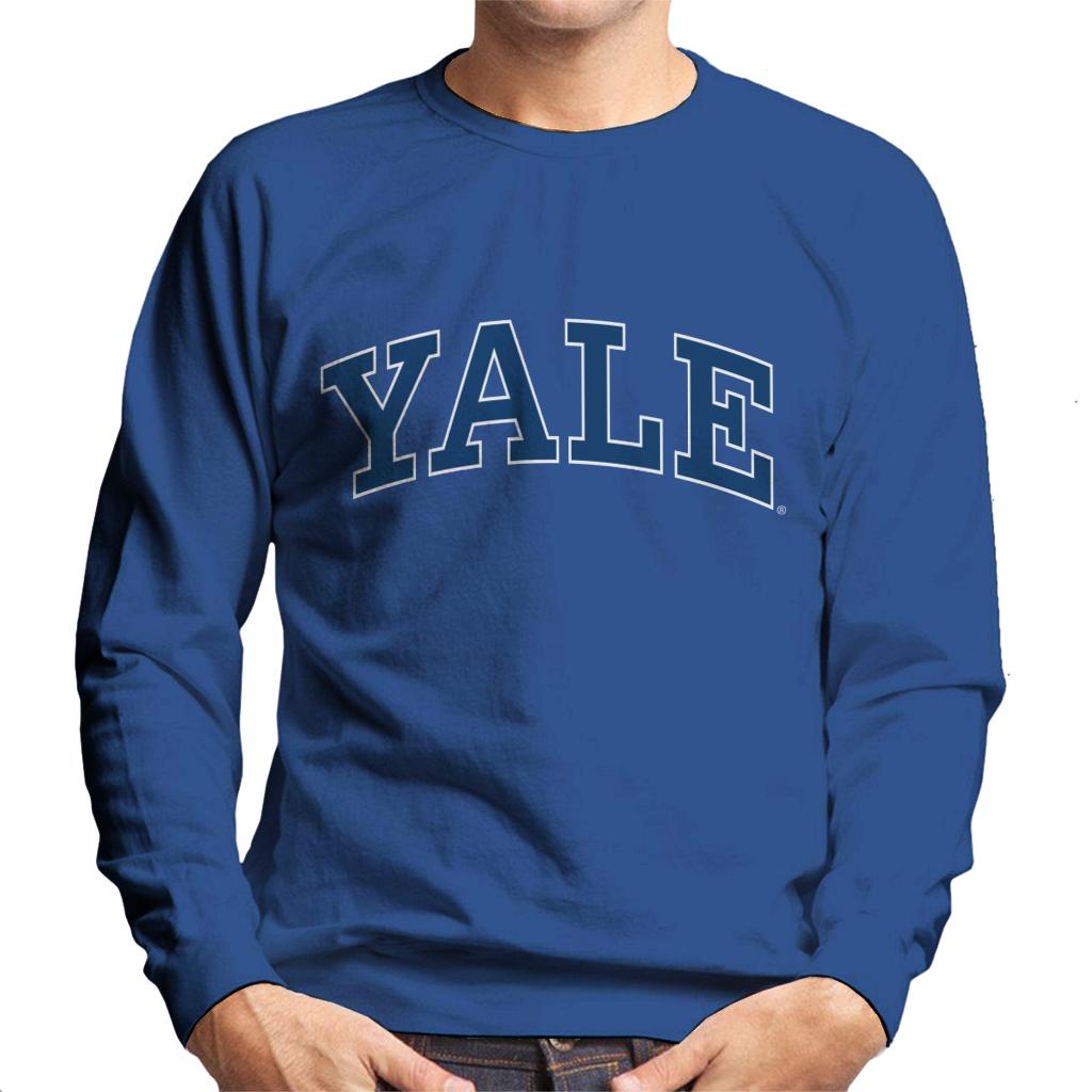 Yale University Blue Block Logo Men's Sweatshirt product image 4