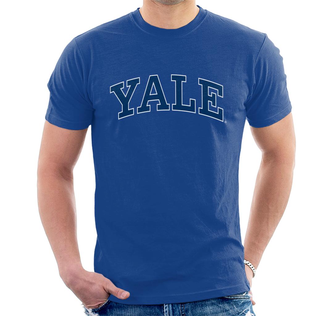 Yale University Blue Block Logo Men's T-Shirt product image 4