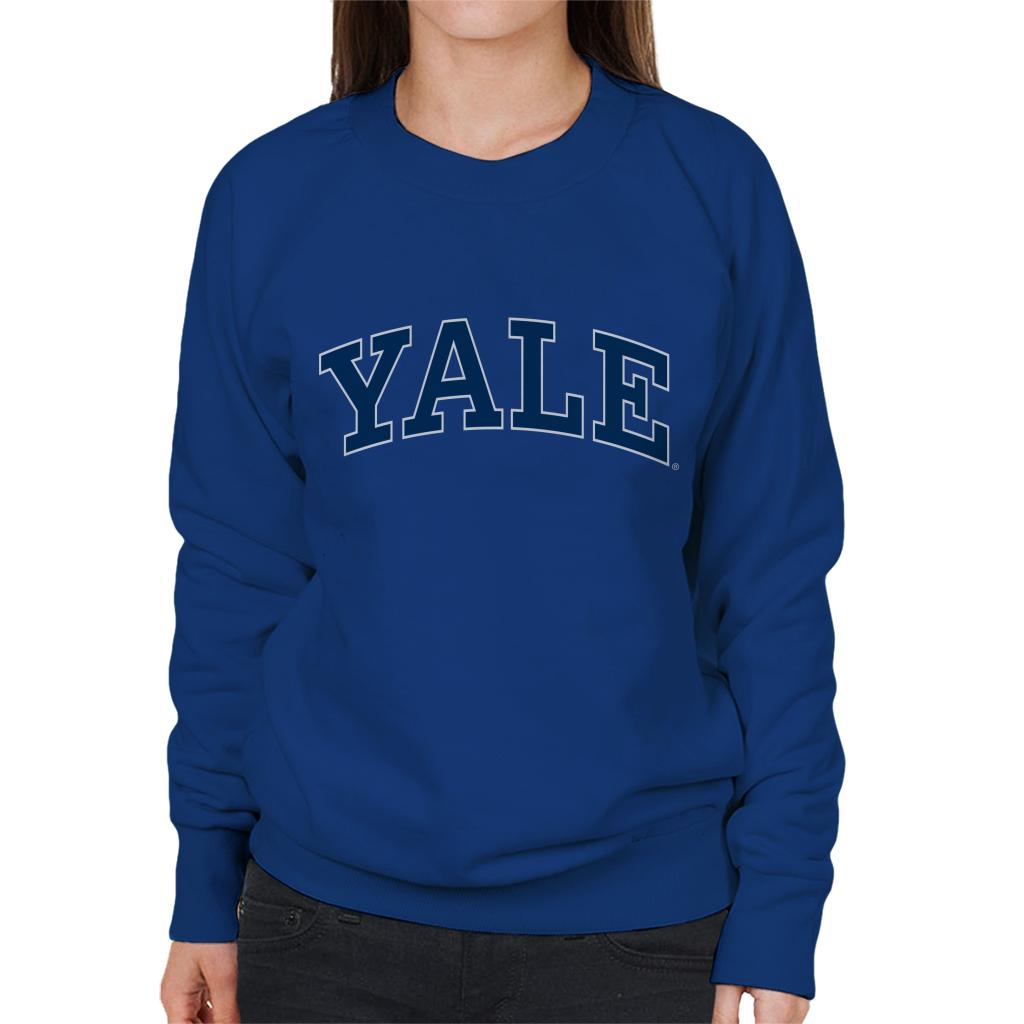 Yale University Blue Block Logo Women's Sweatshirt product image 4