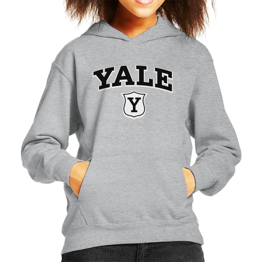 Yale University Y Shield Outline Kid's Hooded Sweatshirt product image 1