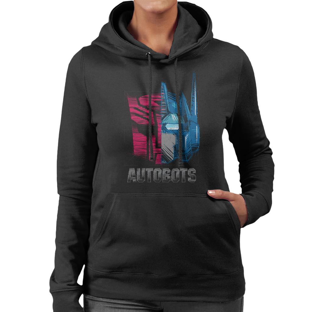 Transformers Optimus Prime Half Autobots Women's Hooded product image 1