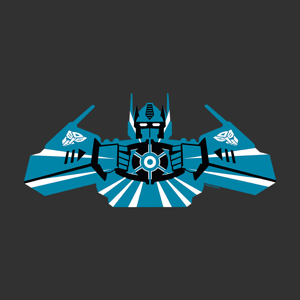 Transformers Optimus Prime Blue Silhouette Men's T-Shirt product image 2
