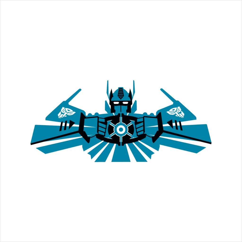 Transformers Optimus Prime Blue Silhouette Women's T-Shirt product image 5