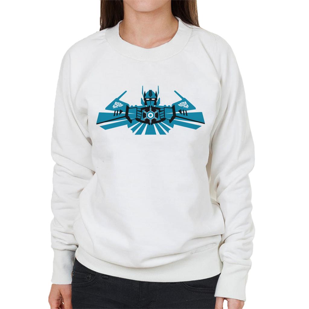Transformers Optimus Prime Blue Silhouette Women's product image 4