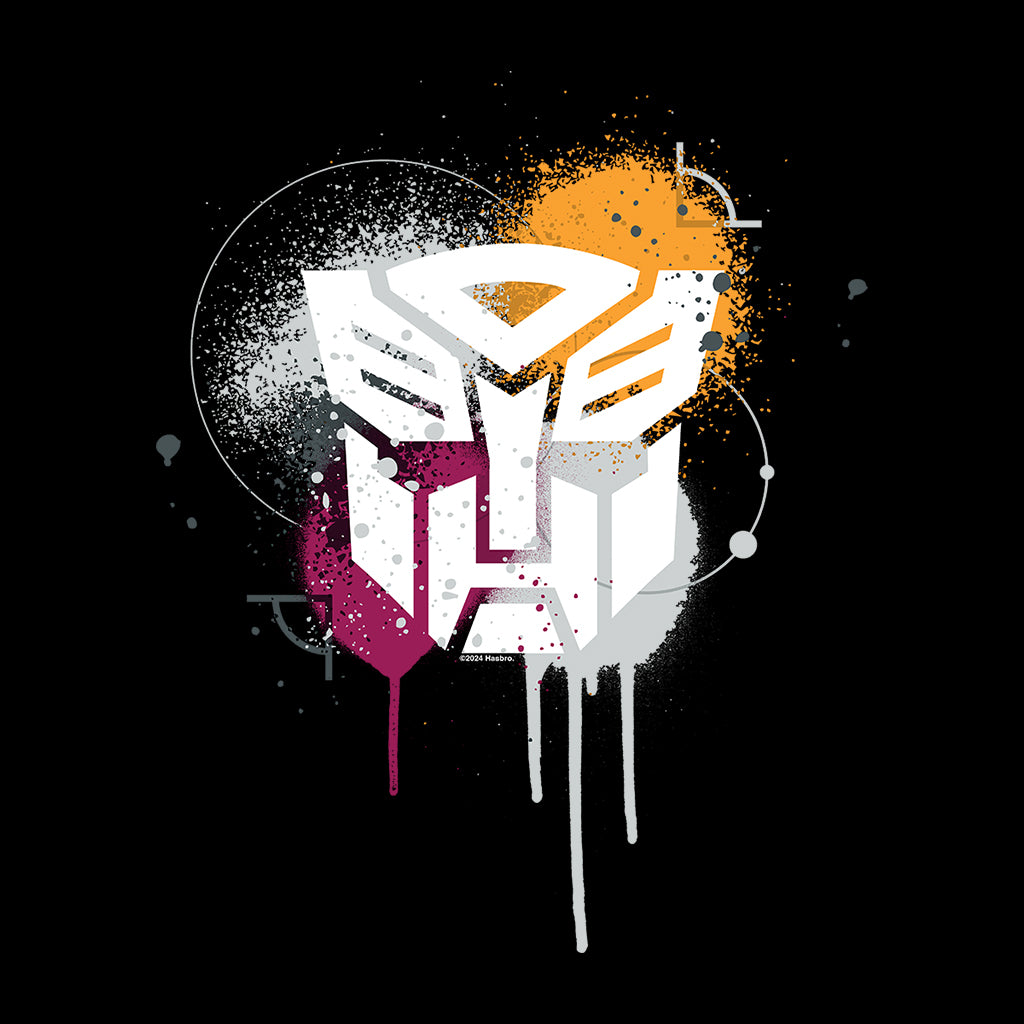Transformers Autobots Classic Spray Paint Logo Men's T-Shirt product image 2