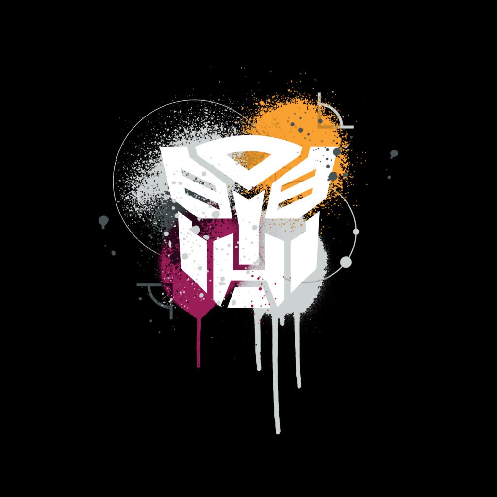 Transformers Autobots Classic Spray Paint Logo Men's Hooded product image 2