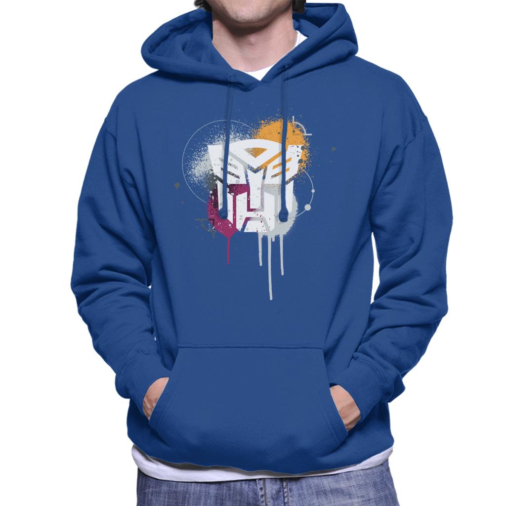 Transformers Autobots Classic Spray Paint Logo Men's Hooded product image 4