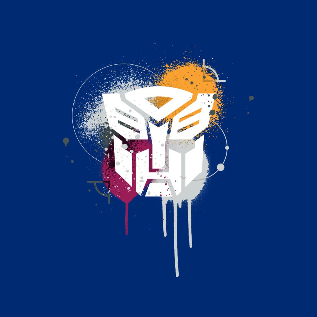 Transformers Autobots Classic Spray Paint Logo Men's Hooded product image 5
