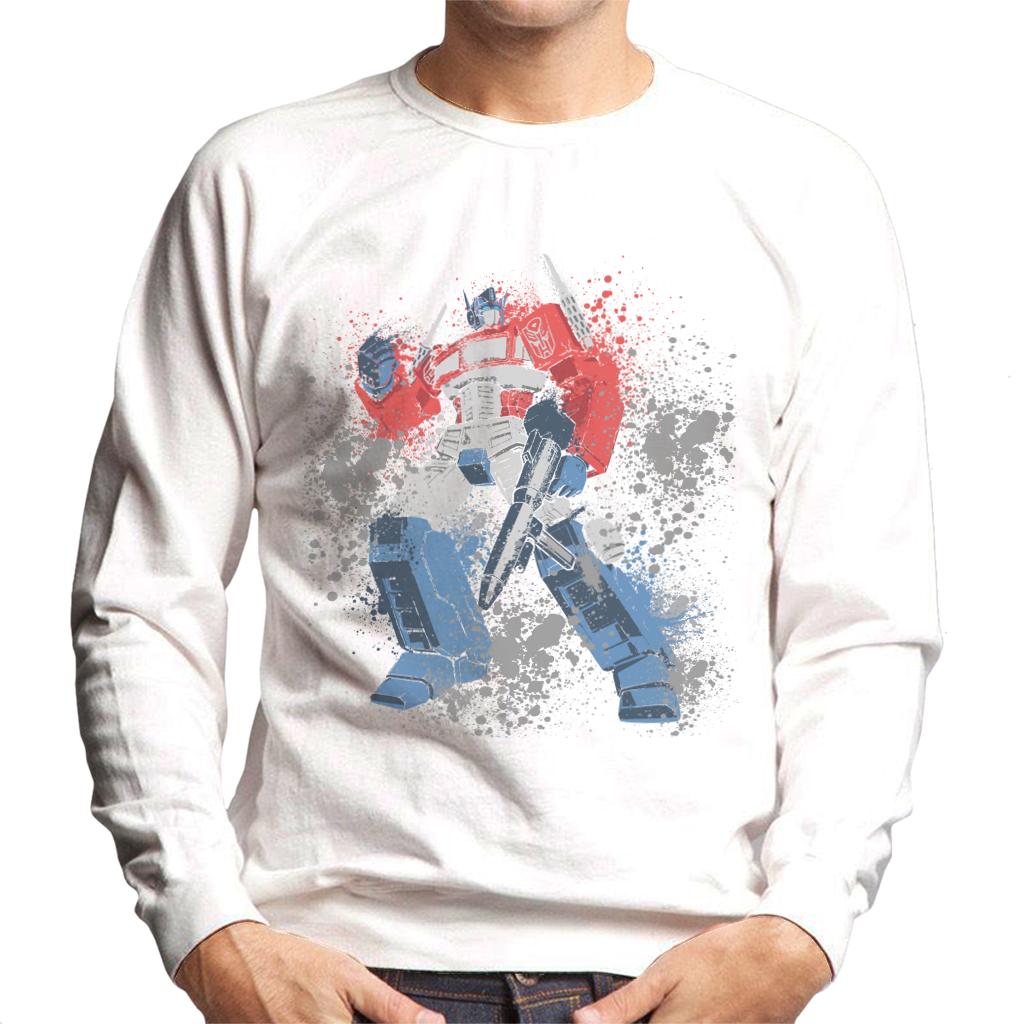 Transformers Optimus Prime Splatter Men's Sweatshirt product image 6