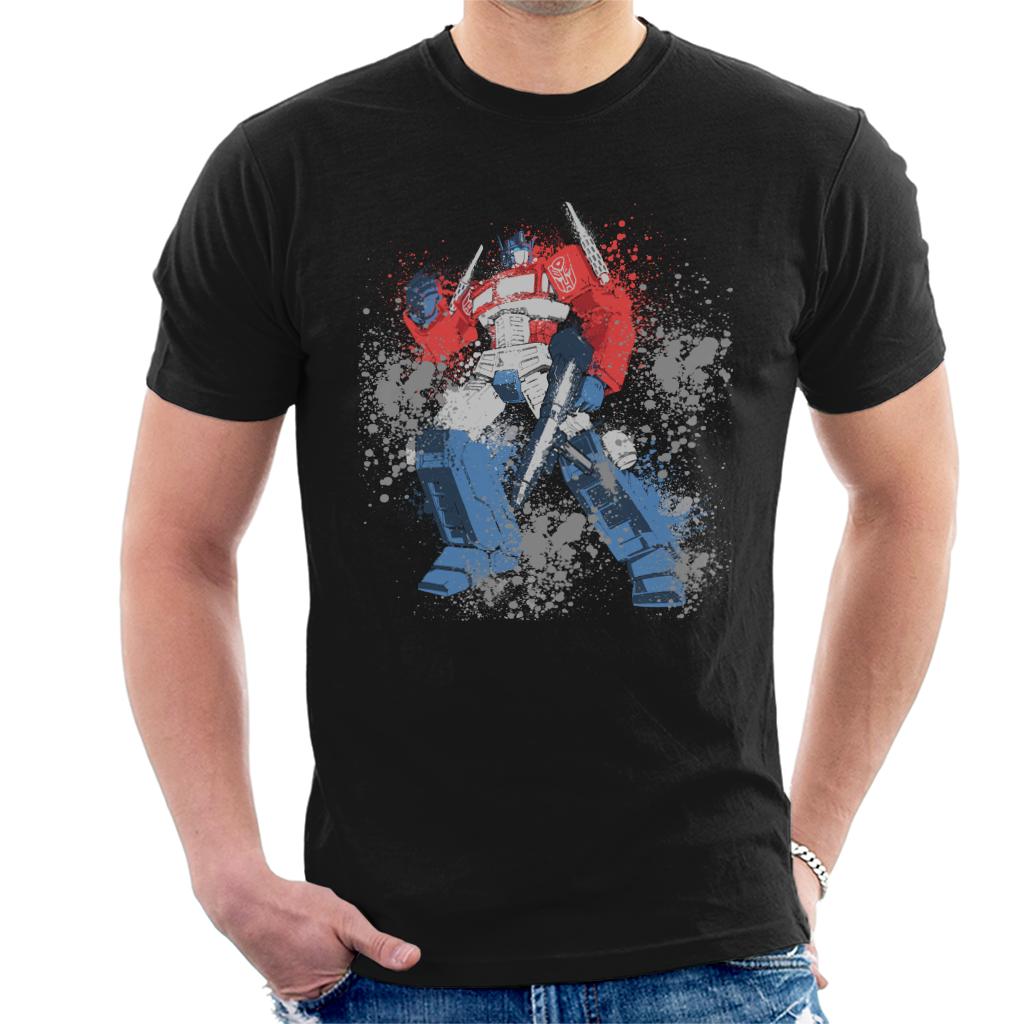 Transformers Optimus Prime Splatter Men's T-Shirt product image 1