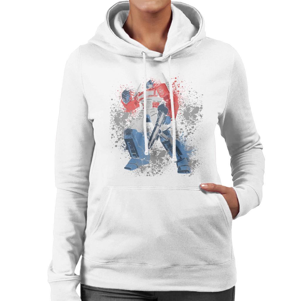 Transformers Optimus Prime Splatter Women's Hooded product image 6