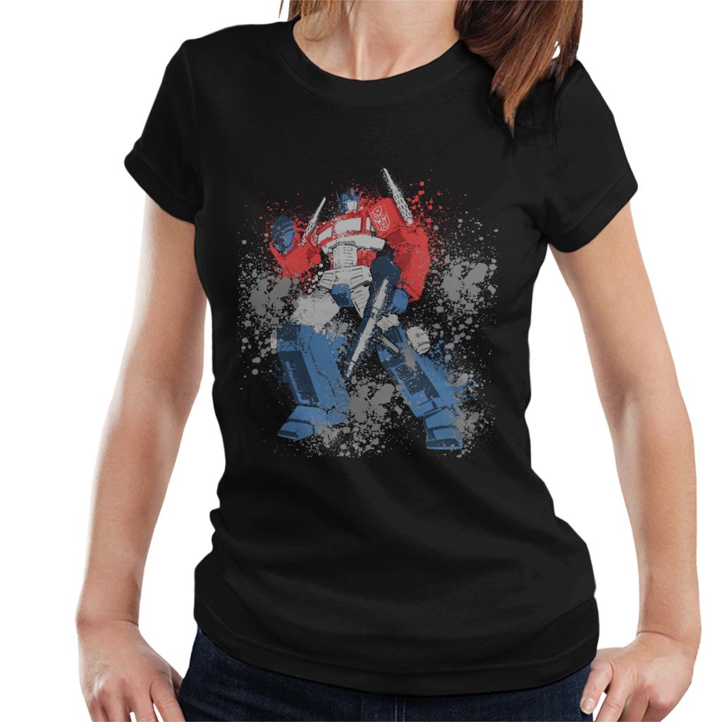 Transformers Optimus Prime Splatter Women's T-Shirt product image 1