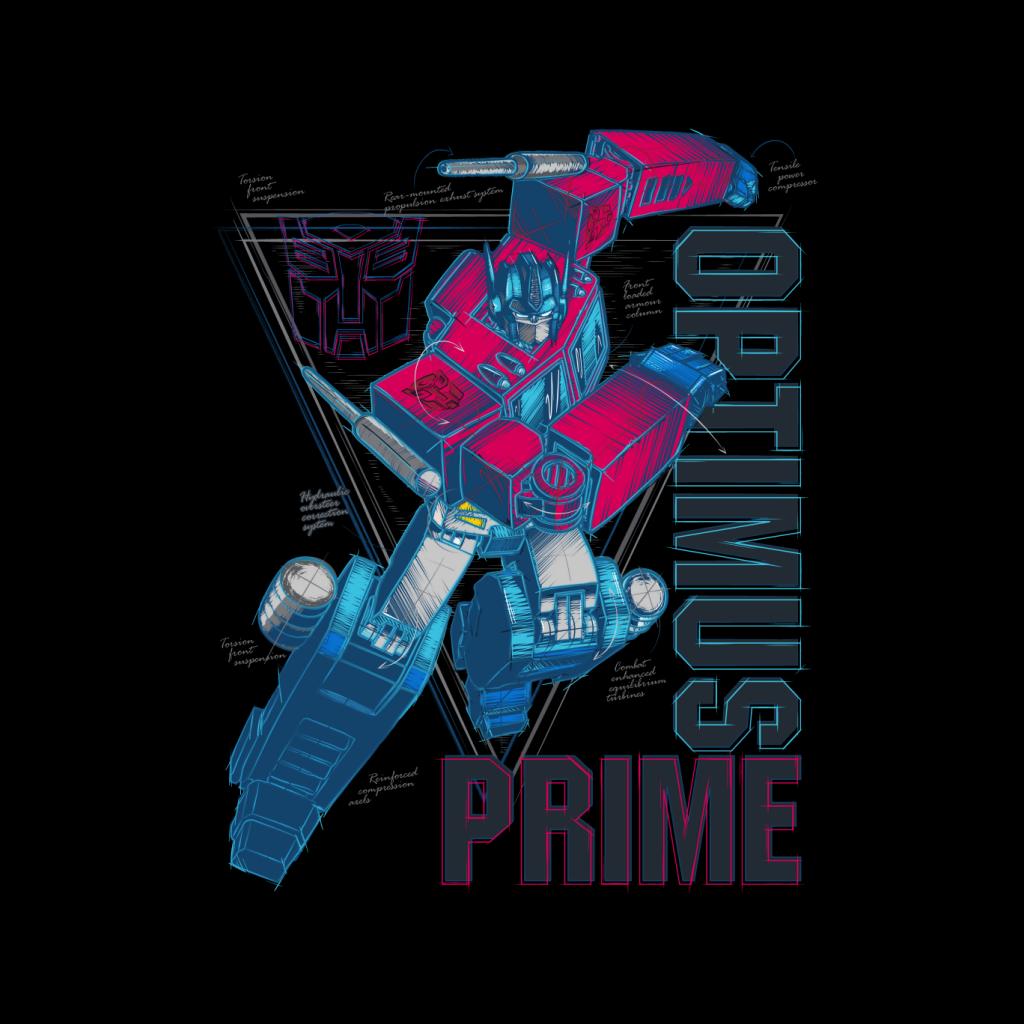 Transformers Optimus Prime Labelled Women's T-Shirt product image 2