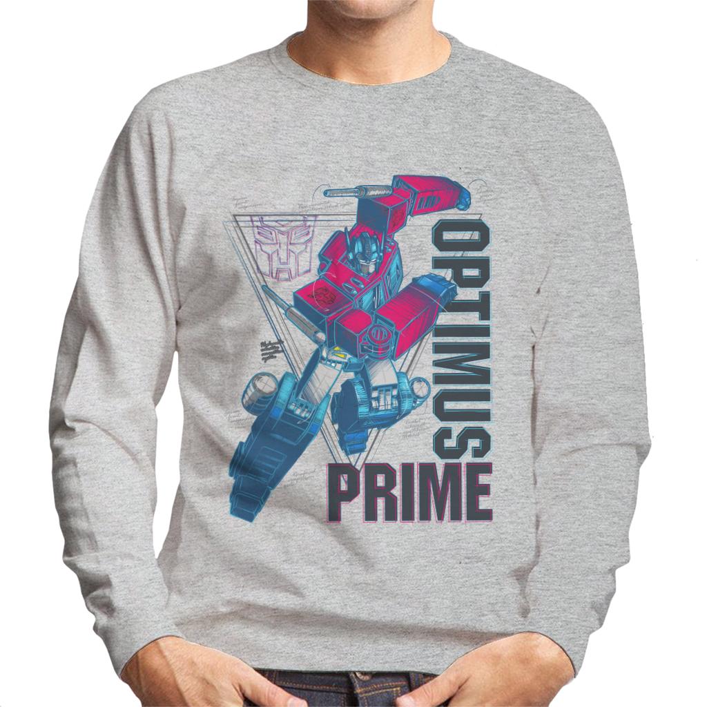 Transformers Optimus Prime Labelled Men's Sweatshirt product image 4