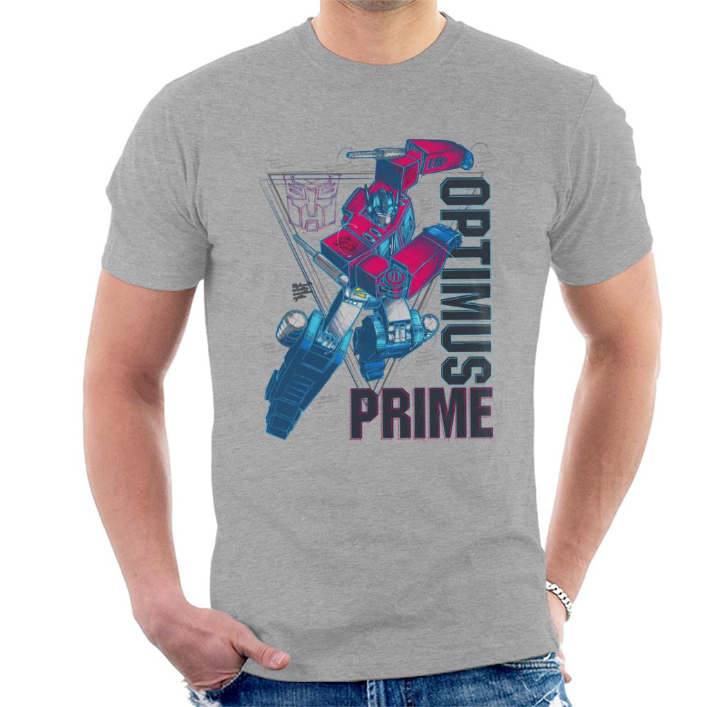 Transformers Optimus Prime Labelled Men's T-Shirt product image 4
