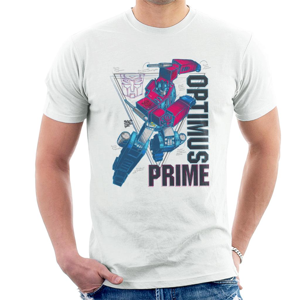 Transformers Optimus Prime Labelled Men's T-Shirt product image 6