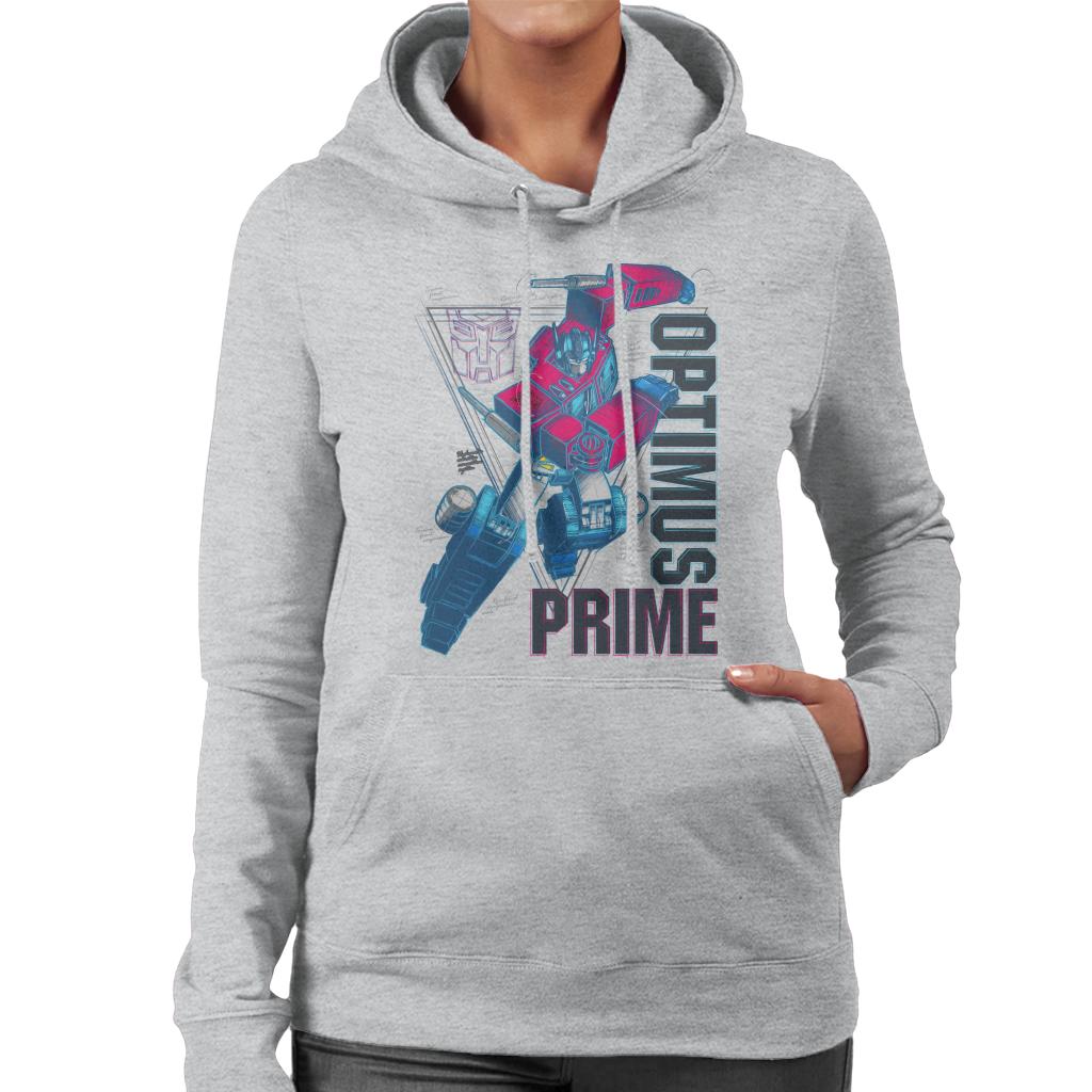 Transformers Optimus Prime Labelled Women's Hooded product image 4