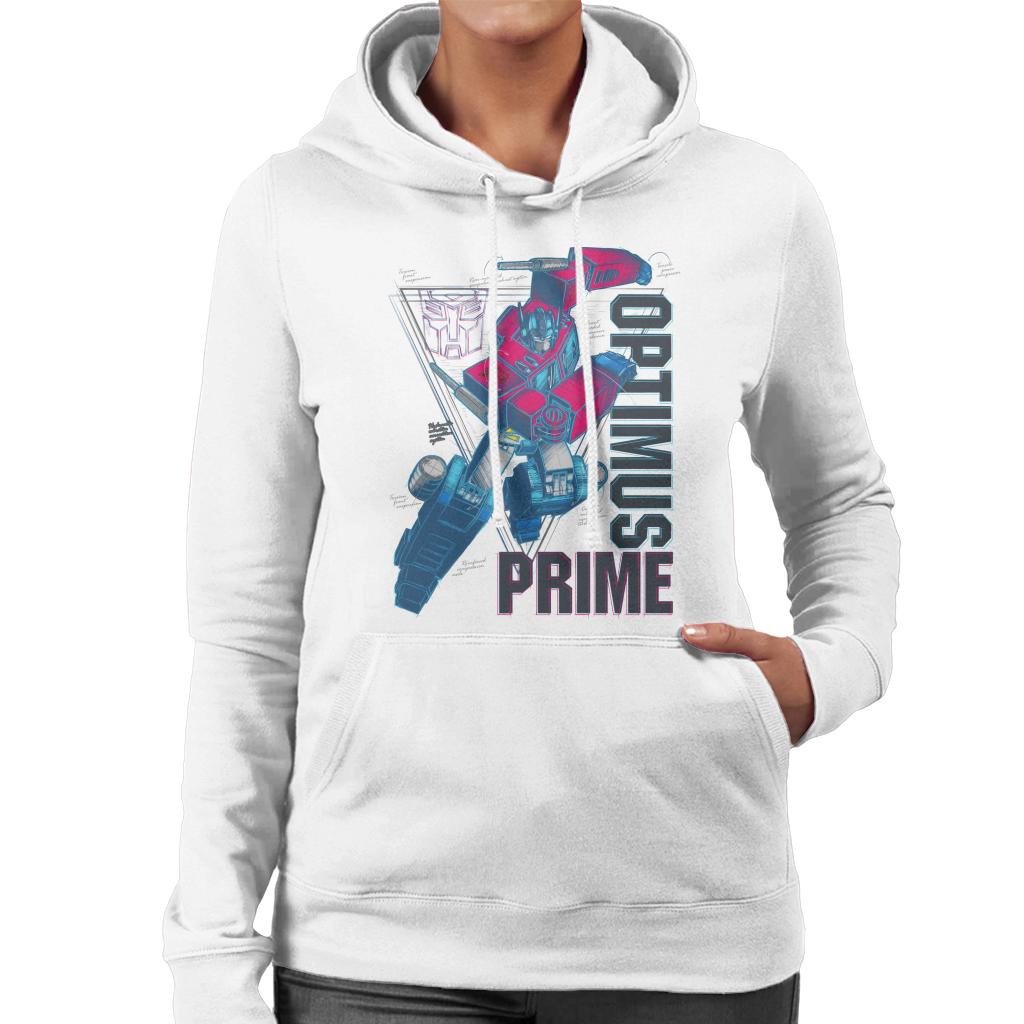 Transformers Optimus Prime Labelled Women's Hooded product image 6