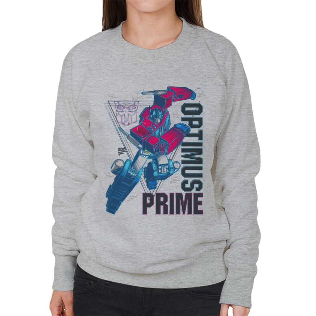 Transformers Optimus Prime Labelled Women's Sweatshirt product image 4