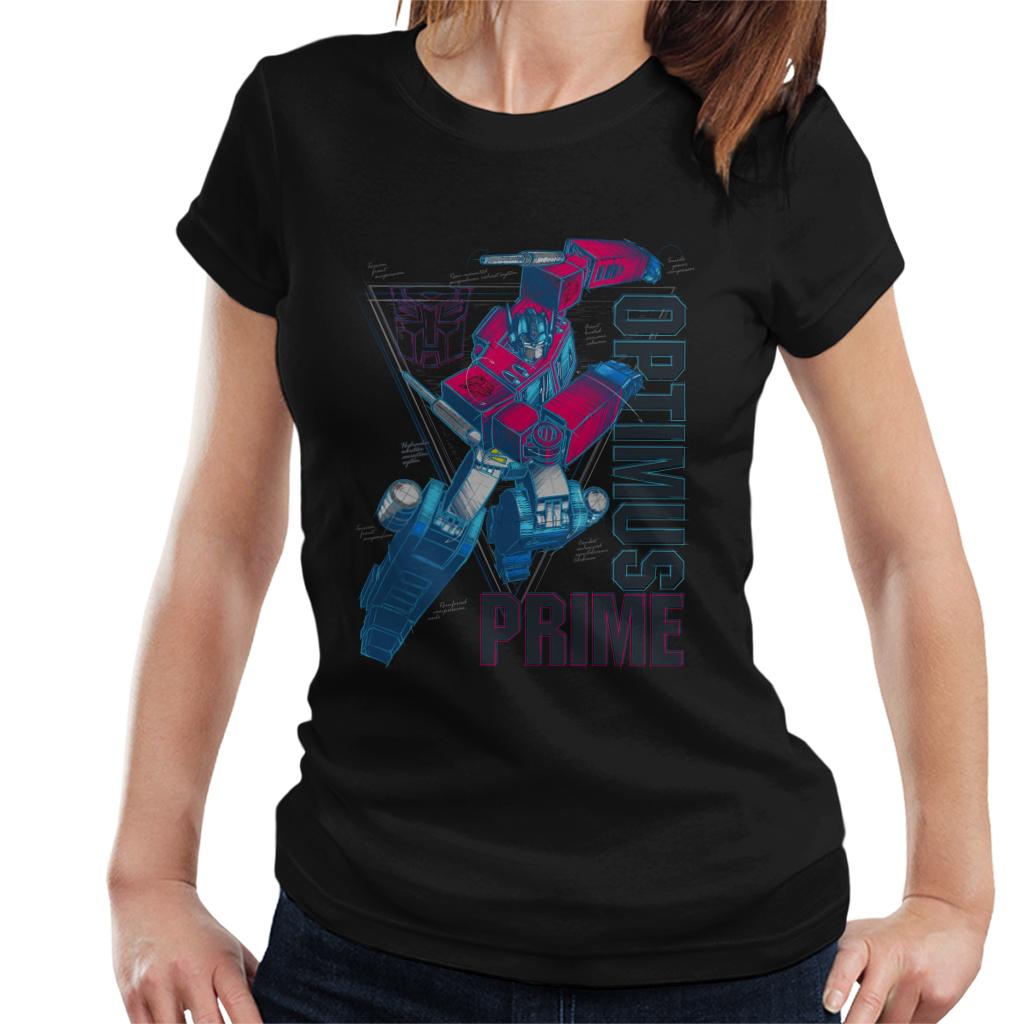 Transformers Optimus Prime Labelled Women's T-Shirt product image 1