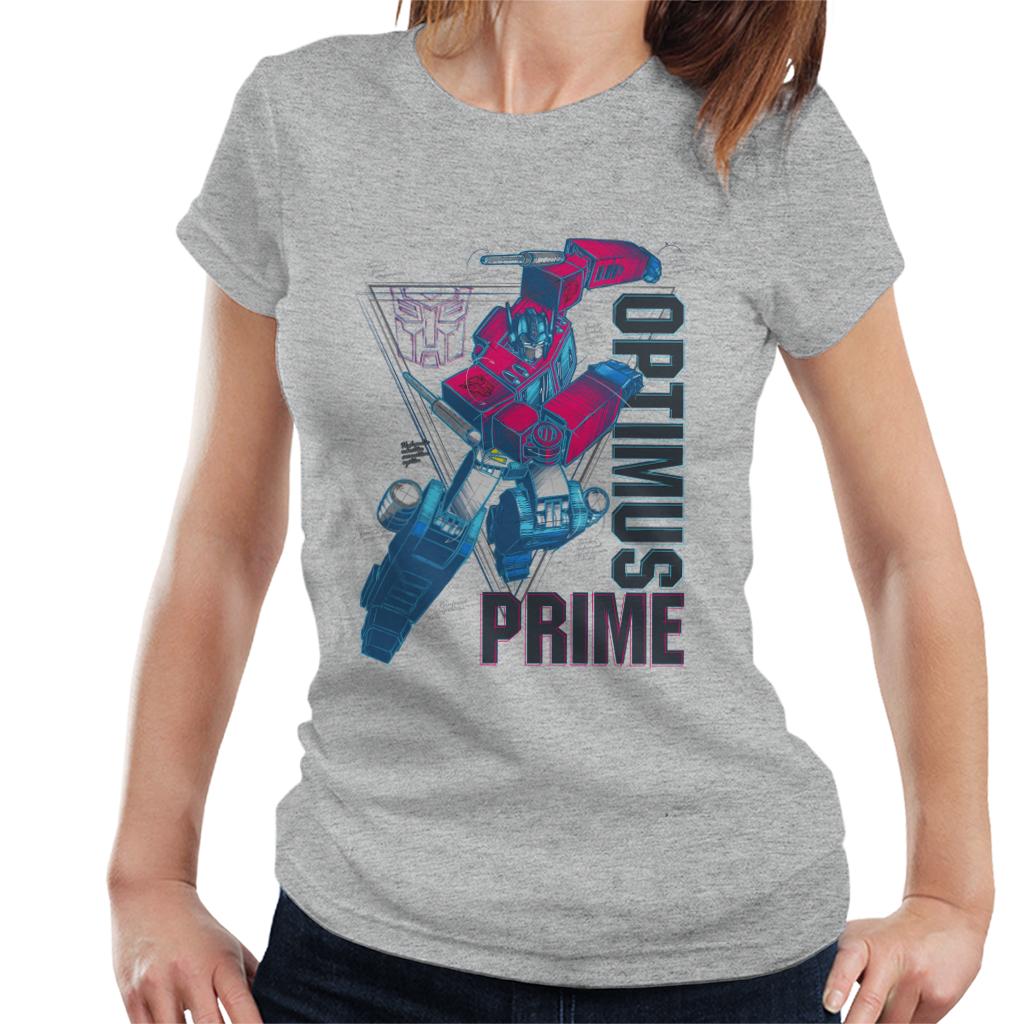 Transformers Optimus Prime Labelled Women's T-Shirt product image 4