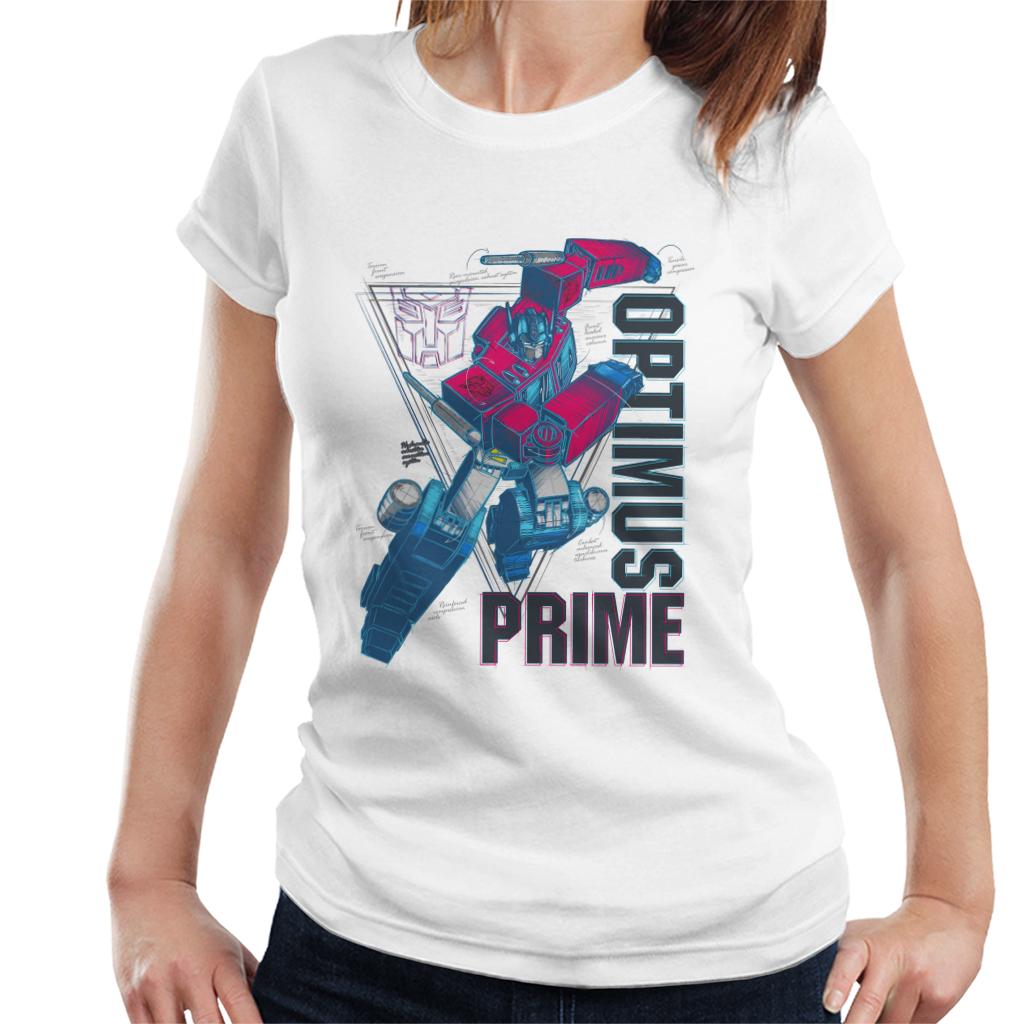 Transformers Optimus Prime Labelled Women's T-Shirt product image 6