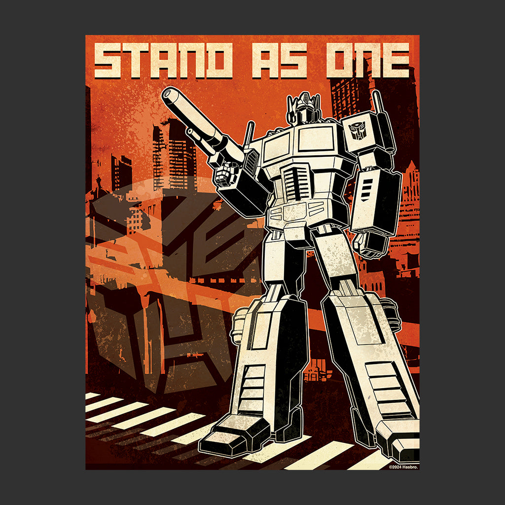 Transformers Optimus Prime Stand As One Men's T-Shirt product image 2