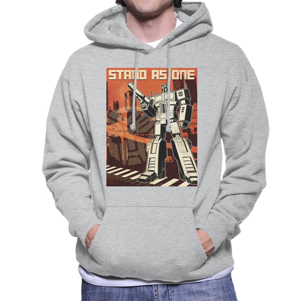 Transformers Optimus Prime Stand As One Men's Hooded product image 1