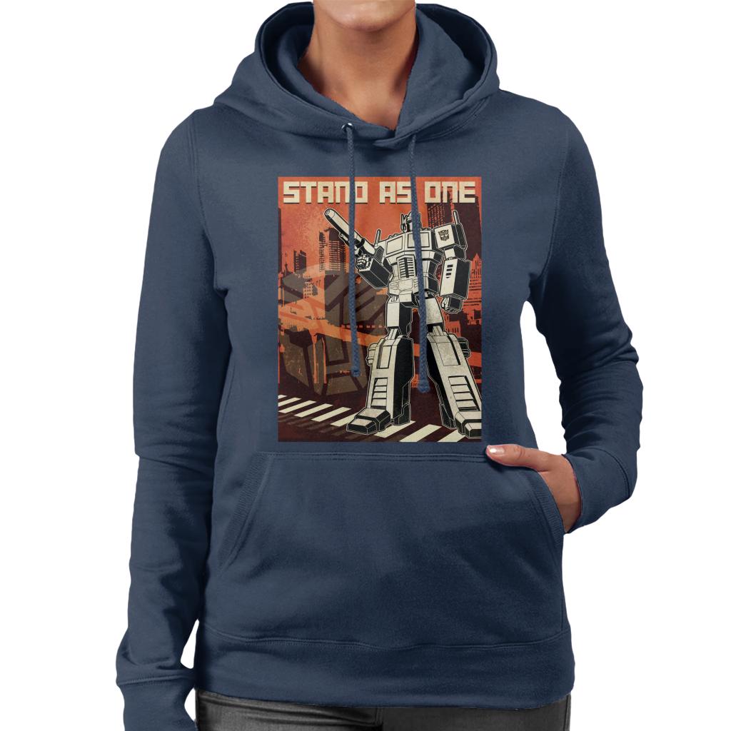 Transformers Optimus Prime Stand As One Women's Hooded product image 4