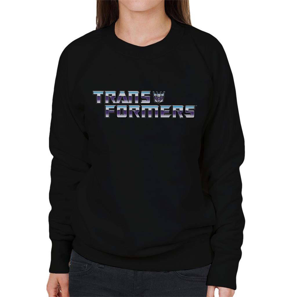 Transformers Decepticon Purple Logo Women's Sweatshirt product image 1