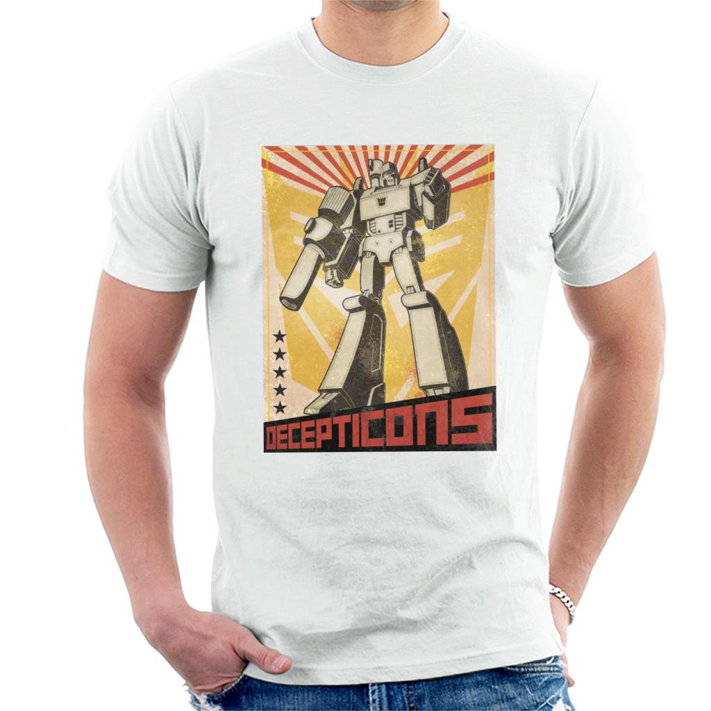 Transformers Decepticons Megatron Comic Men's T-Shirt product image 6