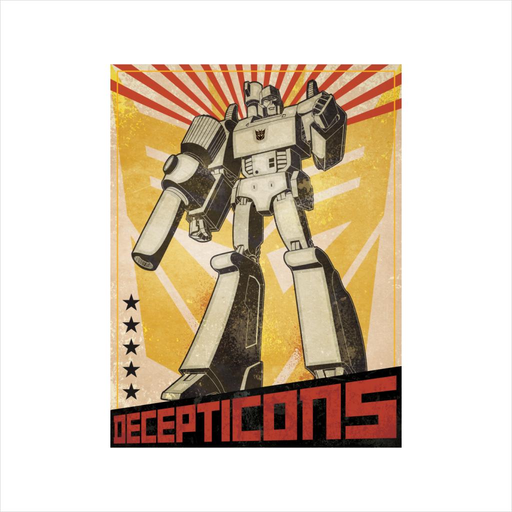 Transformers Decepticons Megatron Comic Men's T-Shirt product image 7