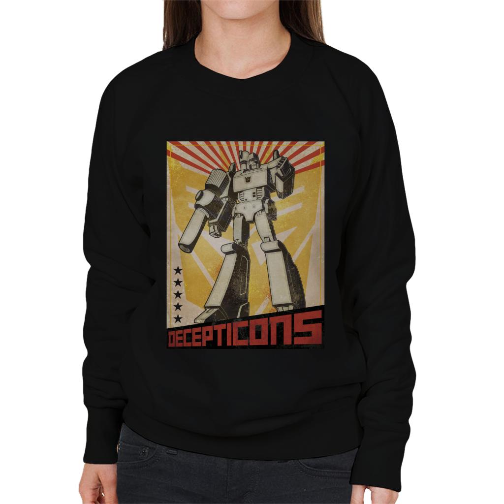 Transformers Decepticons Megatron Comic Women's Sweatshirt product image 1