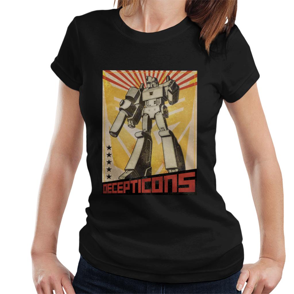 Transformers Decepticons Megatron Comic Women's T-Shirt product image 1