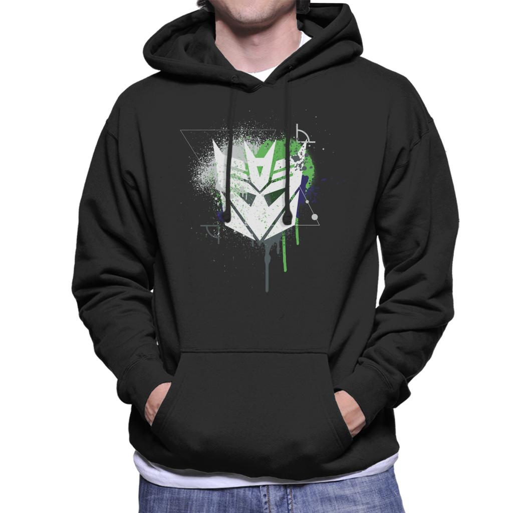 Transformers Decepticons Icon Splatter Men's Hooded product image 1