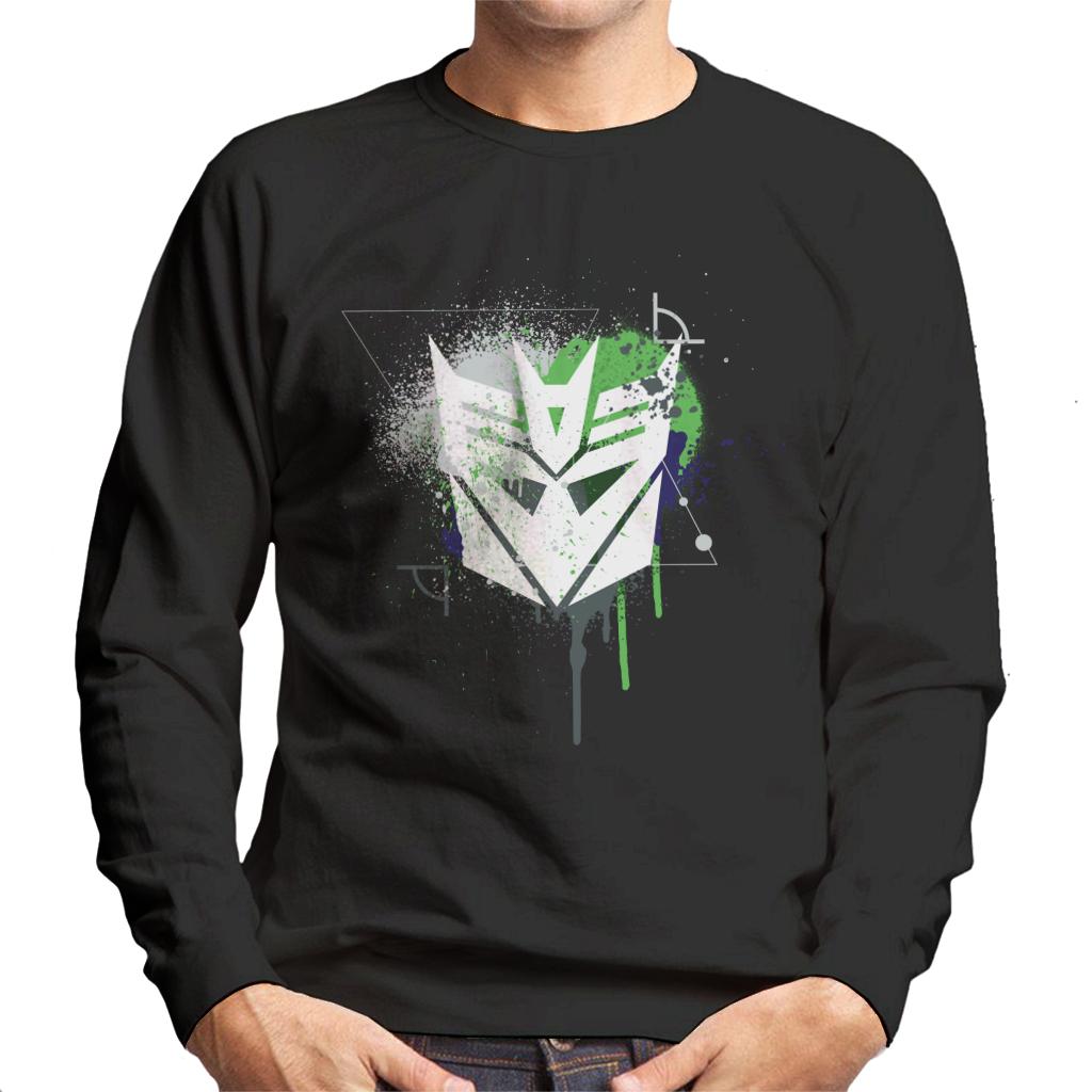 Transformers Decepticons Icon Splatter Men's Sweatshirt product image 1