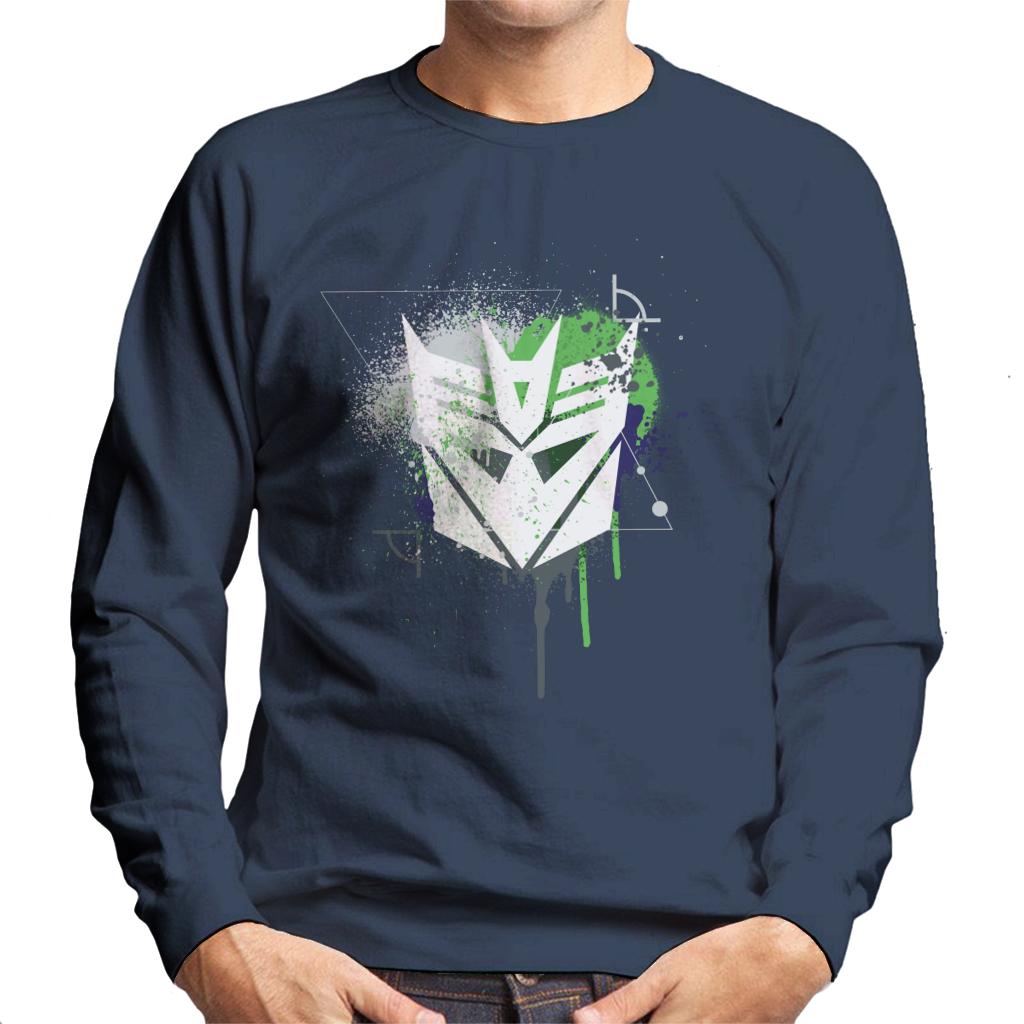 Transformers Decepticons Icon Splatter Men's Sweatshirt product image 4