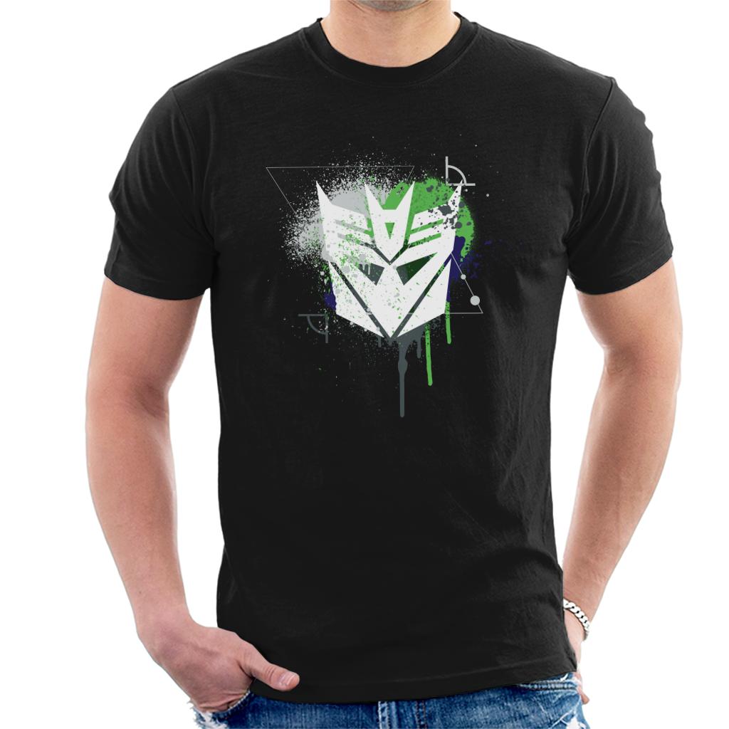 Transformers Decepticons Icon Splatter Men's T-Shirt product image 1