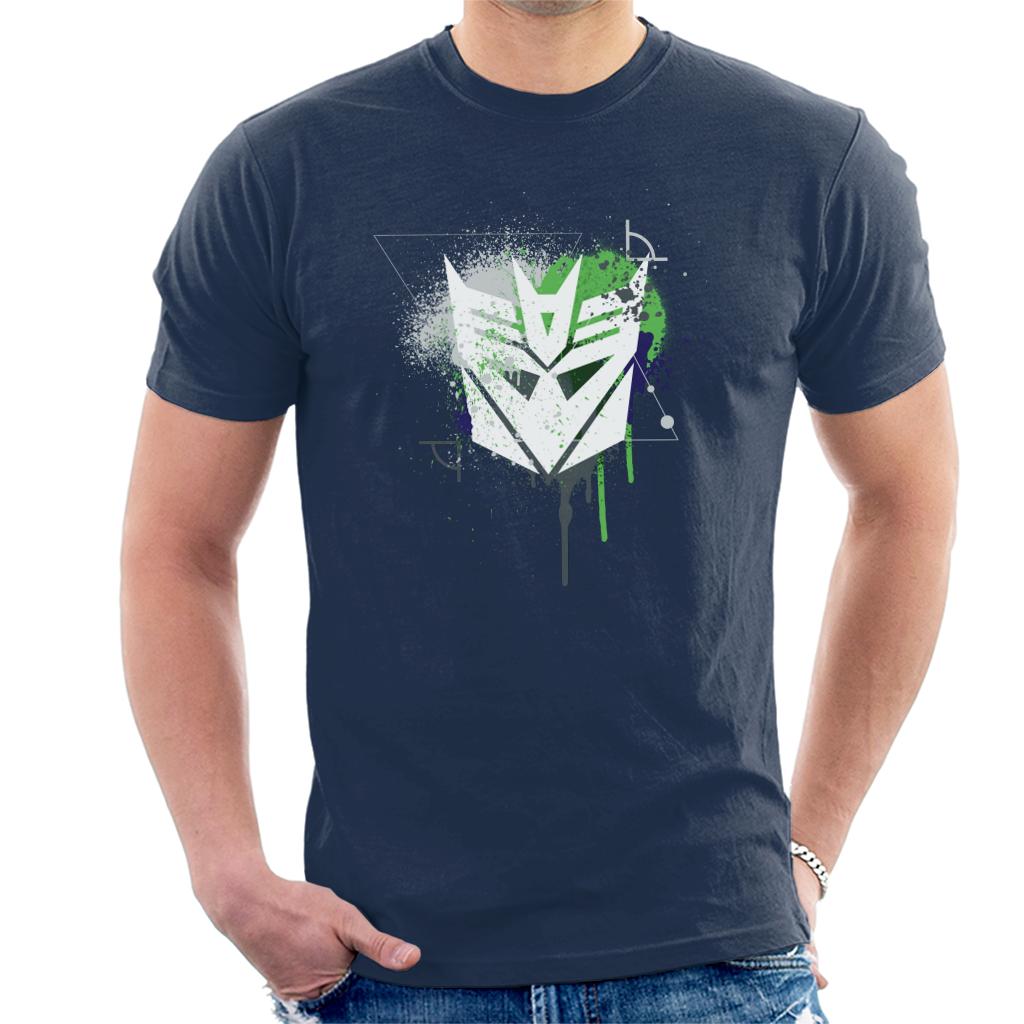 Transformers Decepticons Icon Splatter Men's T-Shirt product image 4