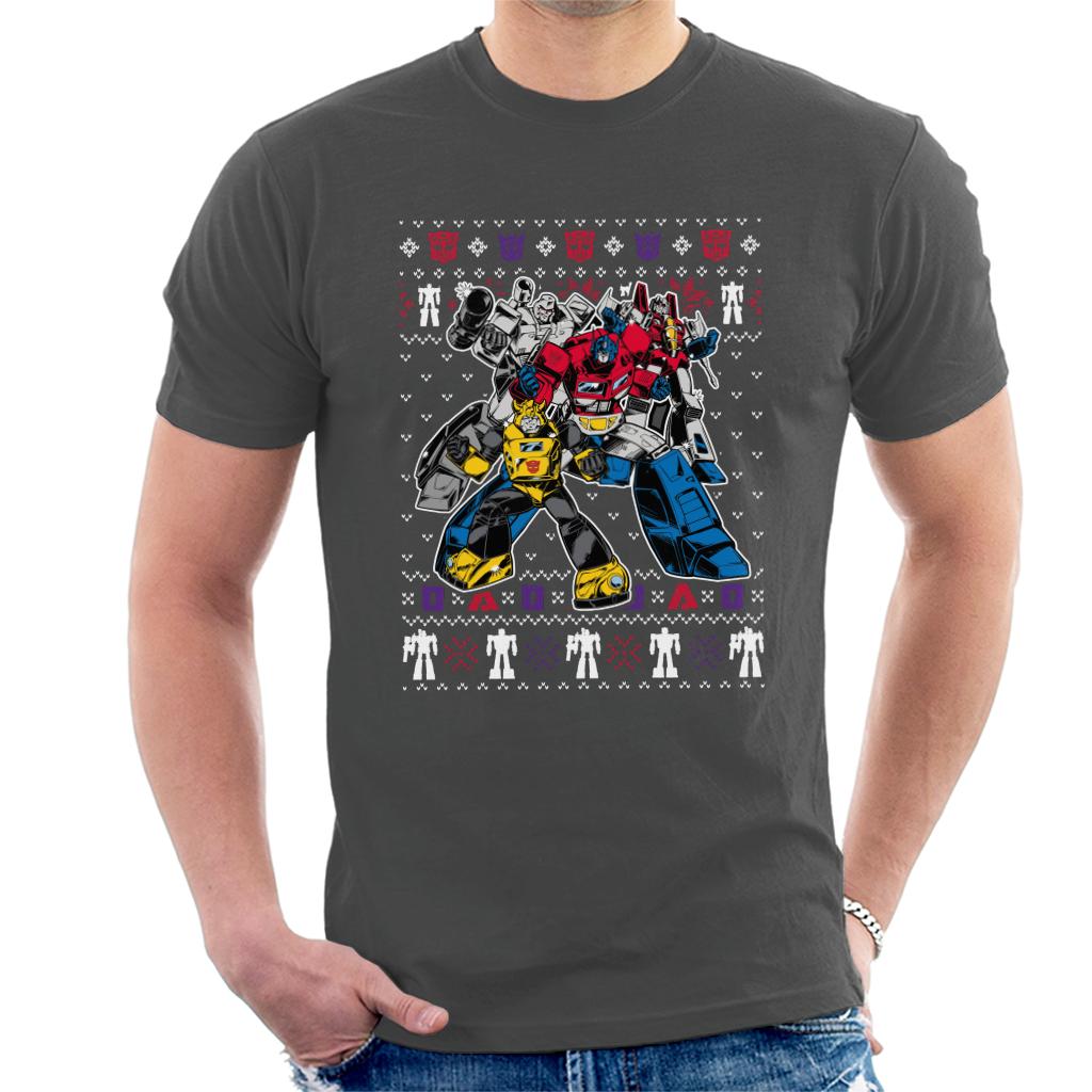 Transformers Christmas Assemble Men's T-Shirt product image 4
