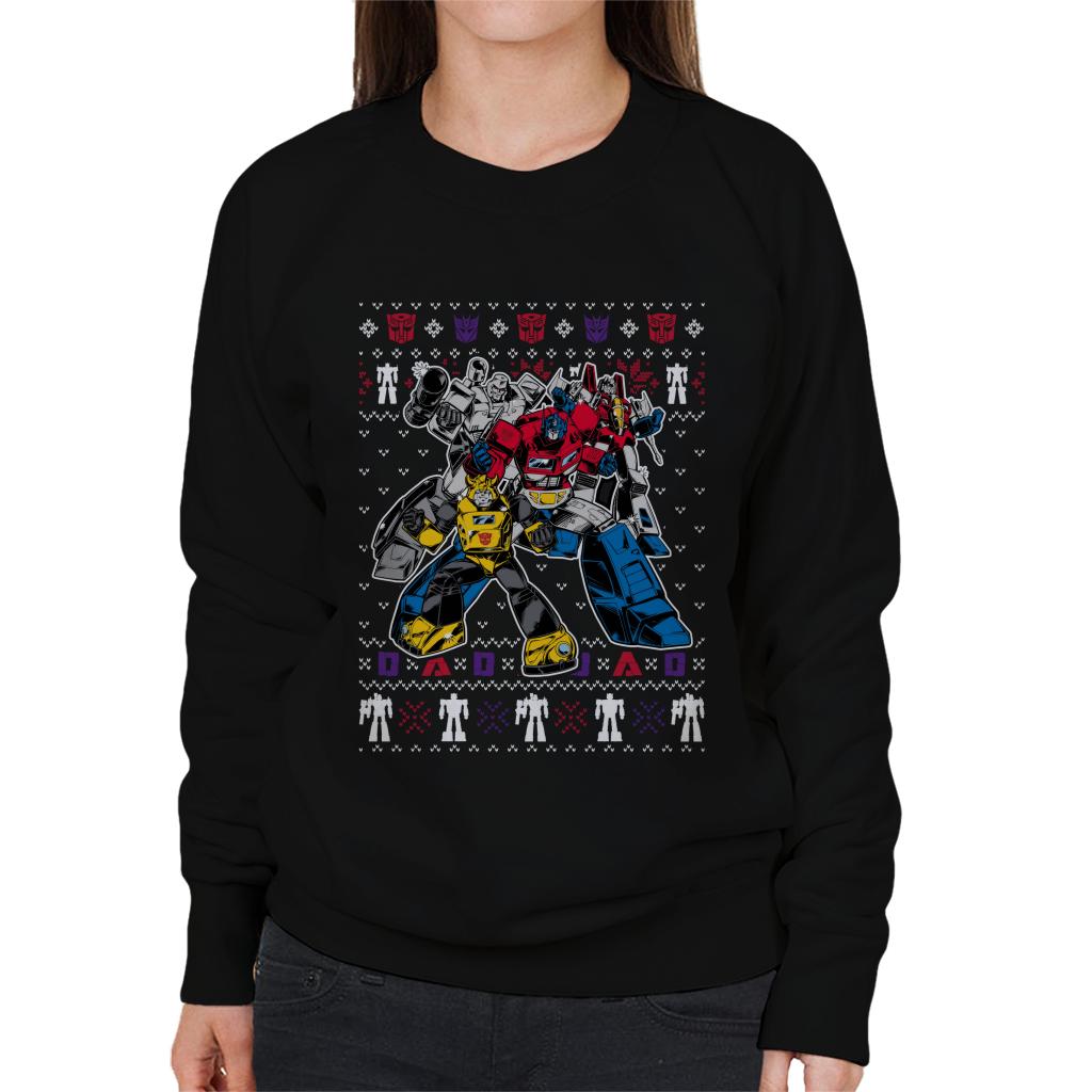 Transformers Christmas Assemble Women's Sweatshirt product image 1