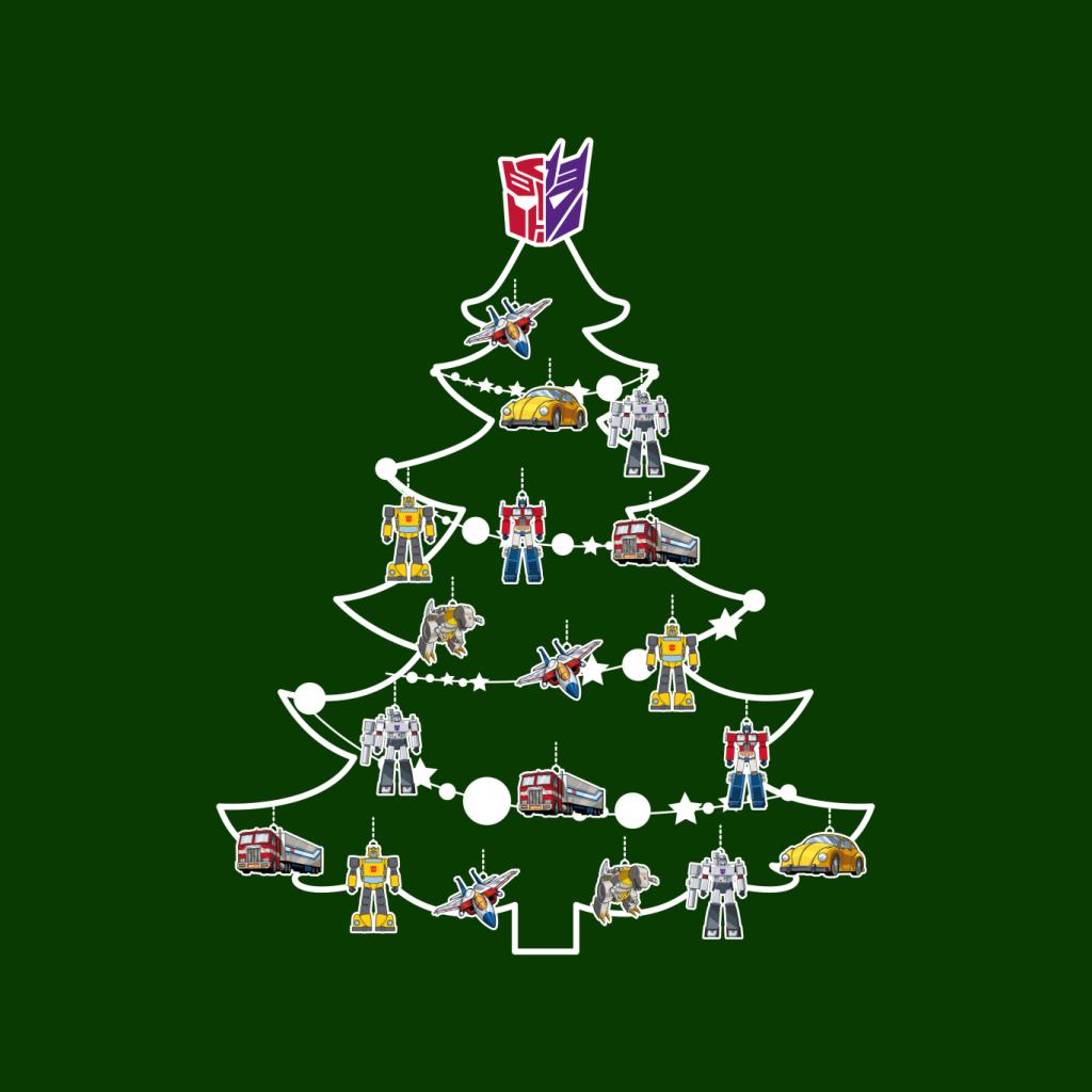 Transformers Christmas Tree Silhouette Men's Sweatshirt product image 5