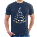 Transformers Christmas Tree Silhouette Men's T-Shirt product image 1