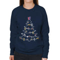 Transformers Christmas Tree Silhouette Women's Sweatshirt product image 1